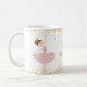 personaliseer de kleine ballerina name mok (Links)