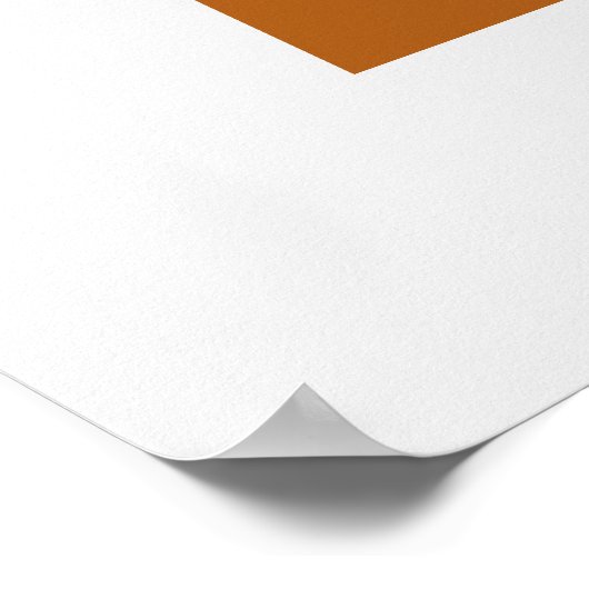 Personaliseer de kunst van de briefmuur Moderne Ge Poster (Hoek)