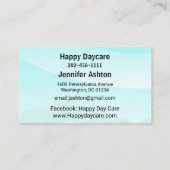 Personaliseer de leerkracht Fijne Kinderen tijdens Visitekaartje (Achterkant)