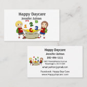 Personaliseer de leerkracht Fijne Kinderen tijdens Visitekaartje (Voorkant / Achterkant)