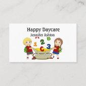 Personaliseer de leerkracht Fijne Kinderen tijdens Visitekaartje (Voorkant)