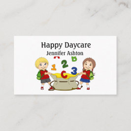 Personaliseer de leerkracht Fijne Kinderen tijdens Visitekaartje