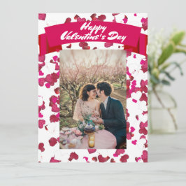 Personaliseer de Liefroze Valentijn van de Foto va Feestdagenkaart