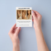 Personaliseer de Minimal Photo Business Marketing  Flyer (Hand)