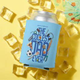 Personaliseer de moderne coolste vader ooit blikjeskoeler