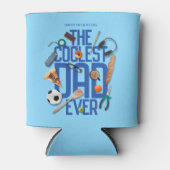 Personaliseer de moderne coolste vader ooit blikjeskoeler (Voorkant)