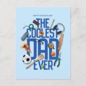 Personaliseer de moderne coolste vader ooit briefkaart (Voorkant)