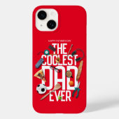 Personaliseer de moderne coolste vader ooit Case-Mate iPhone case (Achterkant)