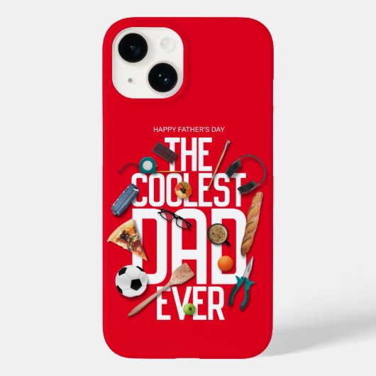 Personaliseer de moderne coolste vader ooit Case-Mate iPhone case (Achterkant)