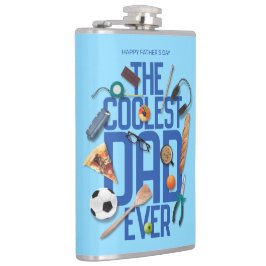 Personaliseer de moderne coolste vader ooit heupfles