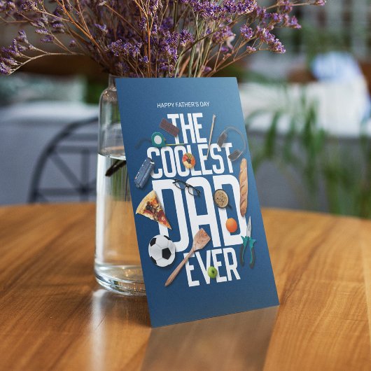 Personaliseer de moderne coolste vader ooit kaart