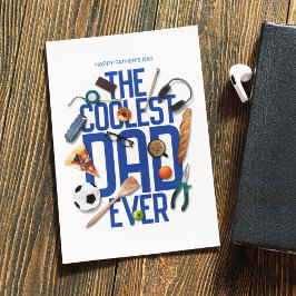 Personaliseer de moderne coolste vader ooit kaart