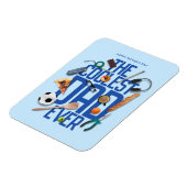 Personaliseer de moderne coolste vader ooit magneet (Linkerzijde)