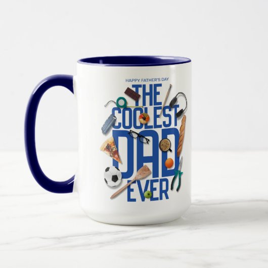 Personaliseer de moderne coolste vader ooit mok (Links)