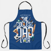 Personaliseer de moderne coolste vader ooit schort (Voorkant)