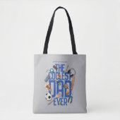 Personaliseer de moderne coolste vader ooit tote bag (Voorkant)