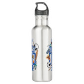 Personaliseer de moderne coolste vader ooit waterfles  (Achterkant)