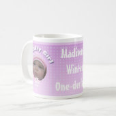 Personaliseer de mok van Birthday Girl Winter Oned (Voorkant links)