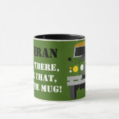 Personaliseer de mok van de Veteran Land Rover van (Midden)