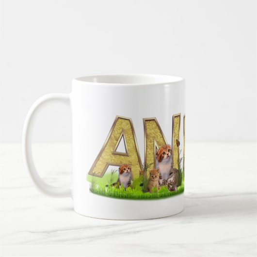 Personaliseer de naam Ann, Annie, Ben.. Koffiemok (Links)