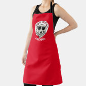 Personaliseer de naam top dog Funny Chef Apron #da Schort (Insitu)