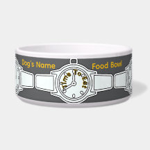 Personaliseer de naam van de hond Tijd om grijs vo