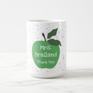 Personaliseer de naam van de leraar aangepaste gro koffiemok
