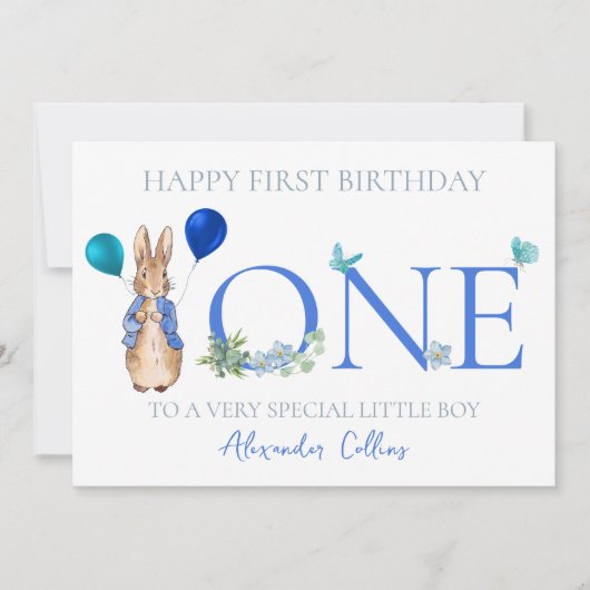 Personaliseer de naam van het kind Peter 1st Verja Feestdagenkaart (Voorkant)