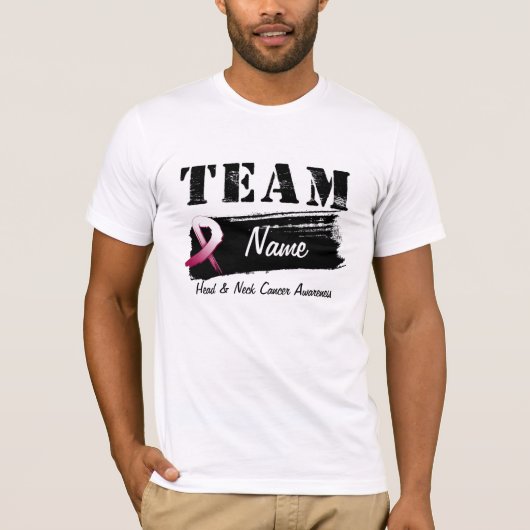 Personaliseer de Naam van het Team - Hoofd en Kank T-shirt (Voorkant)