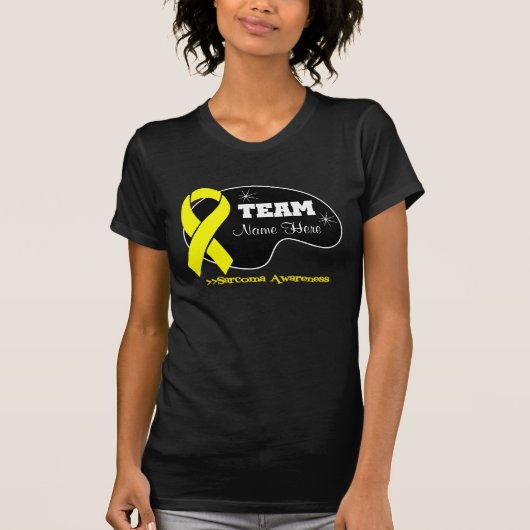 Personaliseer de Naam van het Team - Sarcoma T-shirt (Voorkant)