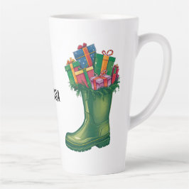 Personaliseer de Nieuwe Laarzen van Sinterklaas Latte Mok