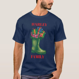 Personaliseer de Nieuwe Laarzen van Sinterklaas T-shirt