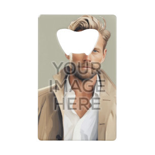 Personaliseer de Opener van de roestvrij staalfles Creditkaart Flessenopener