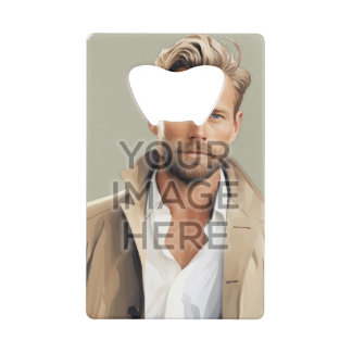 Personaliseer de Opener van de roestvrij staalfles Creditkaart Flessenopener