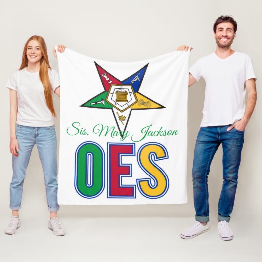 Personaliseer de Orde van de Oosterse Ster Fleece Deken (In situ)