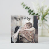 Personaliseer de Parisienne Happy Birthday (Staand voorkant)
