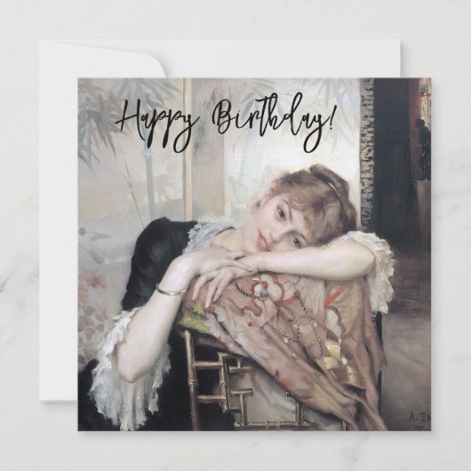 Personaliseer de Parisienne Happy Birthday (Voorkant)