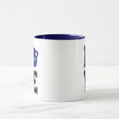 Personaliseer de politie van de Liefde Heart Badge Mok (Midden)