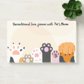 Personaliseer de Post-it Note van je dierenliefheb (Kantoor)