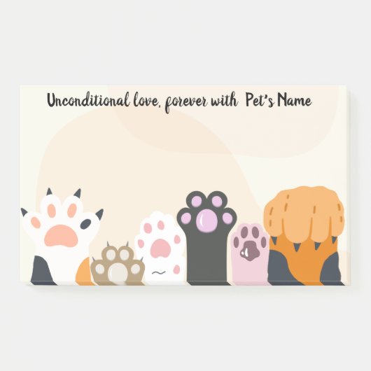 Personaliseer de Post-it Note van je dierenliefheb (Voorkant)
