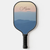 Personaliseer de prachtige Colour Mountains Montse Pickleball Paddle (Voorkant)