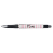 Personaliseer de roze streeppen pen (Voorkant)