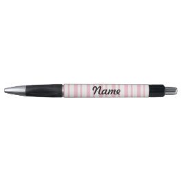 Personaliseer de roze streeppen pen