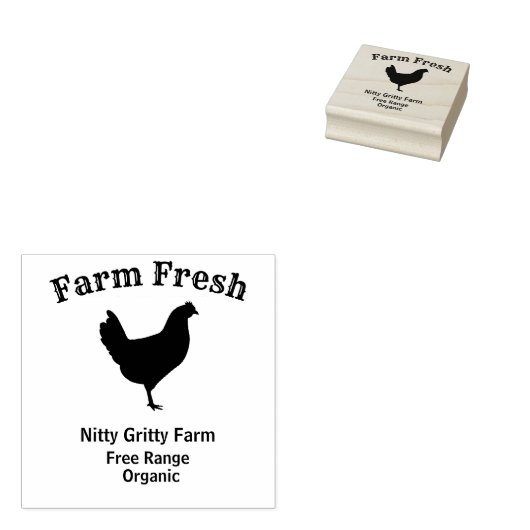 Personaliseer de Stempel van het Kippeei Kleine Be (Gestempeld)