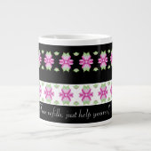 Personaliseer de tekst op maat grote koffiekop (Voorkant)