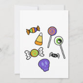 Personaliseer de verjaardag van Halloween-kinderen Kaart (Achterkant)