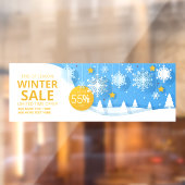 Personaliseer de verkoop van het einde van de wint raamsticker (Vel 2)