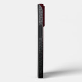 Personaliseer de Vlag van de VS Faux Leather Achte Case-Mate iPhone Case (Achterkant / Rechts)