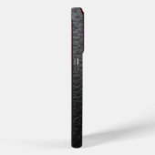 Personaliseer de Vlag van de VS Faux Leather Achte Case-Mate iPhone Case (Achterkant / Rechts)