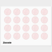 Personaliseer de Witte Stickers van het Monogram v (Vel)